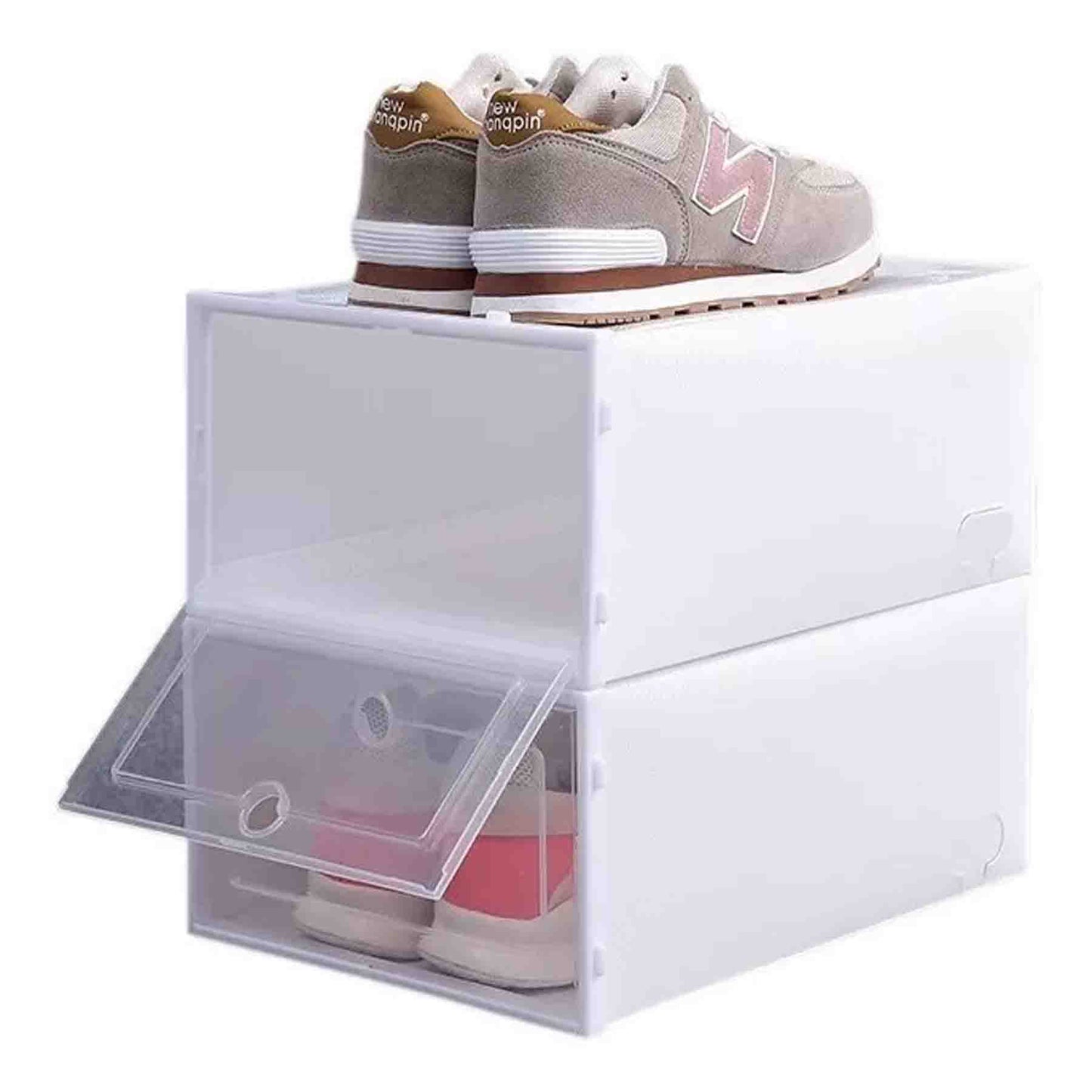 6 Cajas organizadoras de zapatos