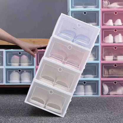 6 Cajas organizadoras de zapatos