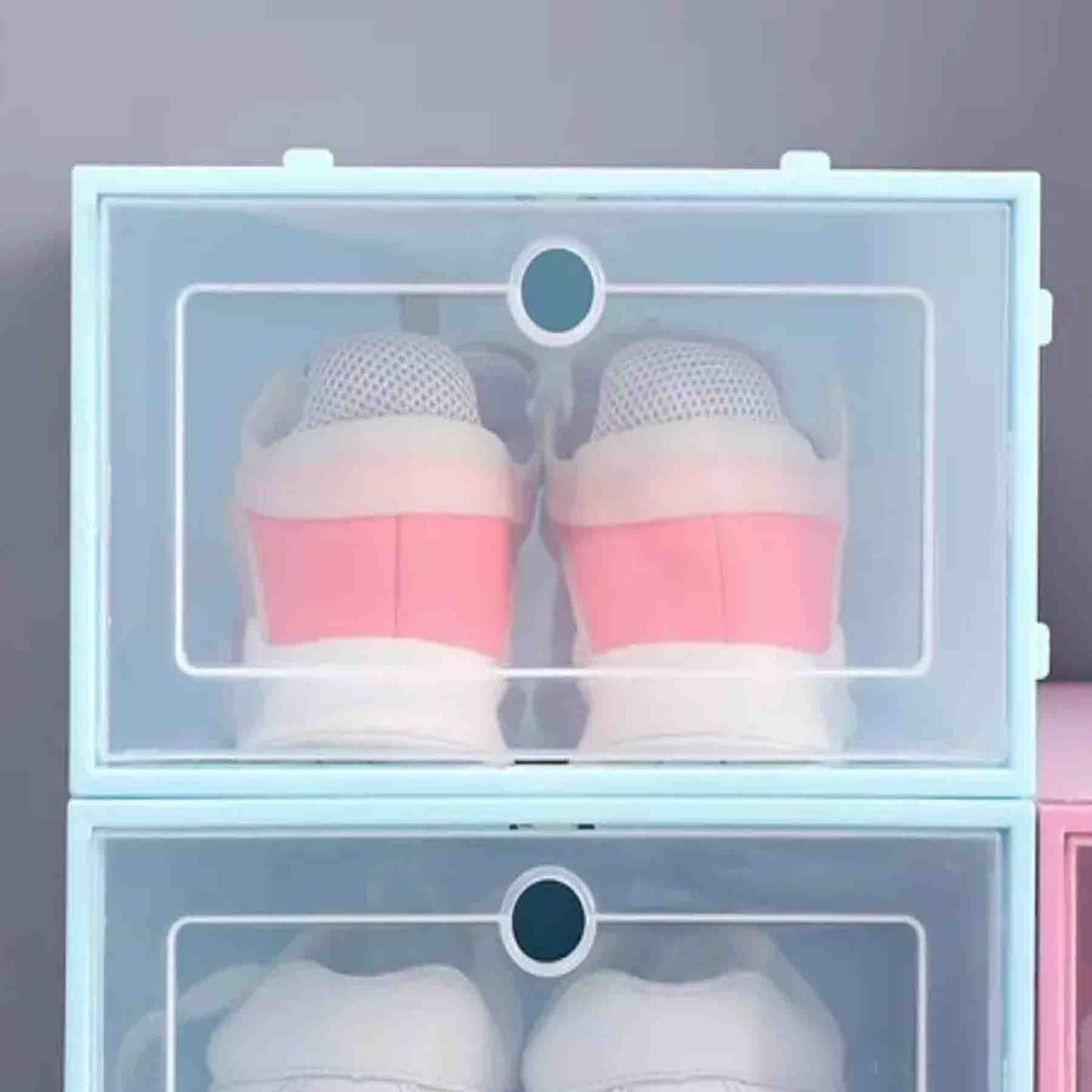 6 Cajas organizadoras de zapatos