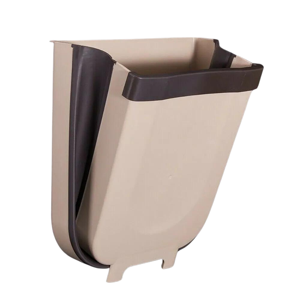 Papelera Plegable Beige